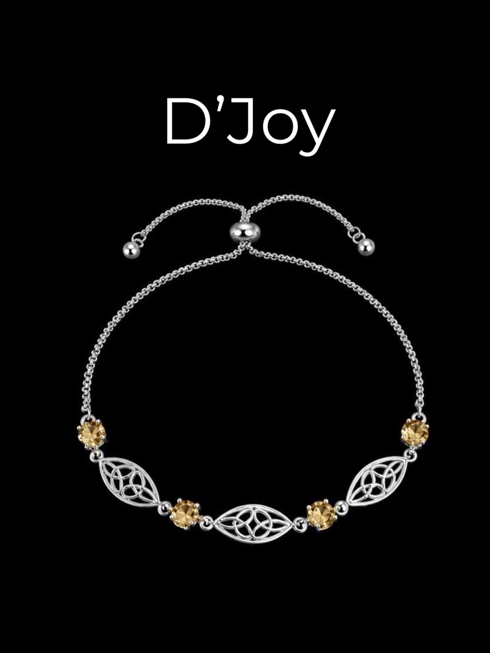 D’Joy Sterling Silver Bolo Bracelet